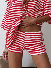 Bryanne Shorts Red Stripe